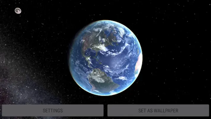 Earth Planet 3D live wallpaper android App screenshot 0