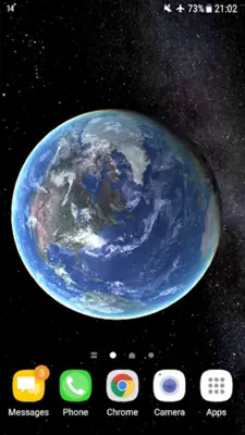 Earth Planet 3D live wallpaper android App screenshot 10