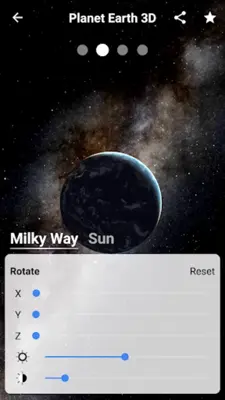 Earth Planet 3D live wallpaper android App screenshot 4