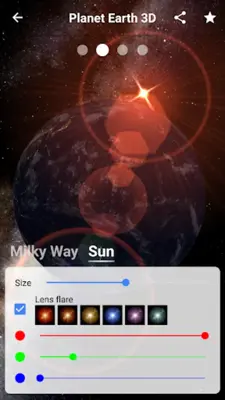 Earth Planet 3D live wallpaper android App screenshot 5