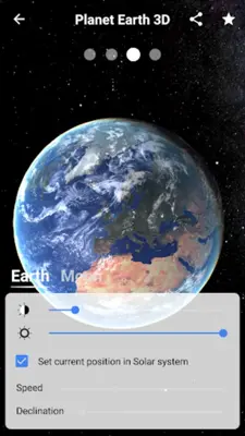 Earth Planet 3D live wallpaper android App screenshot 6