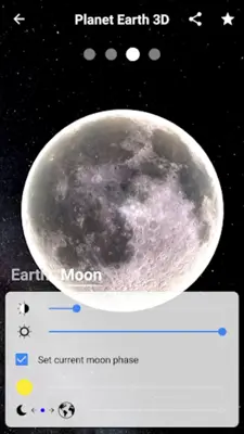 Earth Planet 3D live wallpaper android App screenshot 7